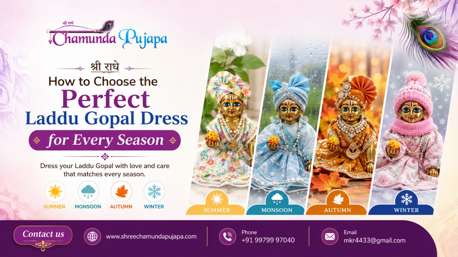 How to Choose the Perfect Laddu Gopal Poshak for Every Season