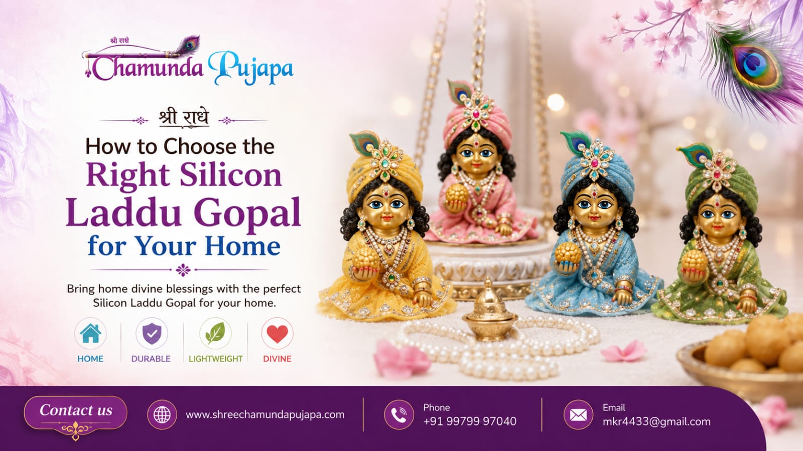 How to Choose the Right Silicon Laddu Gopal for Your Home