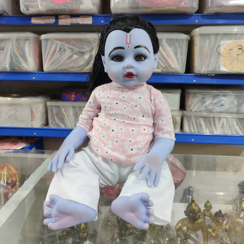 Premium 18-Inch Realistic Silicon Ladoo Gopal