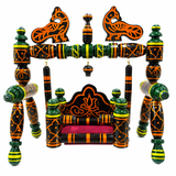 Janmashtami Special Wooden Laddu Gopal Jhula | Hand Painted Jhula for Kanha Ji